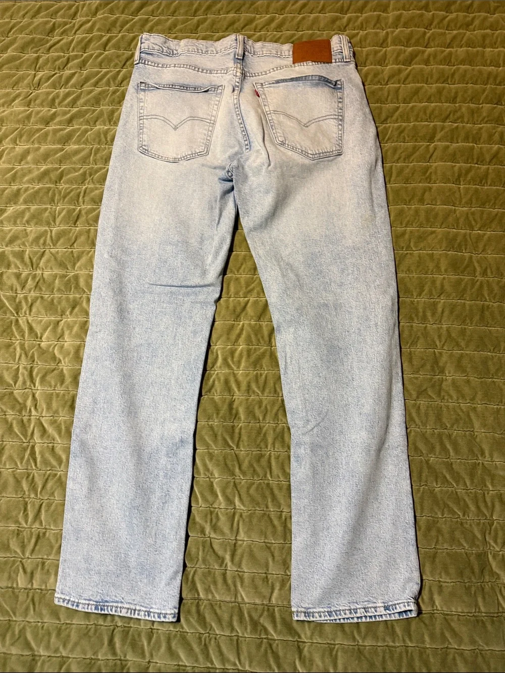 Levi's Men's 514 26x32 Light Wash Blue Jeans